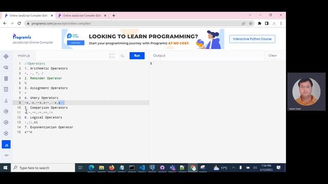 #08 - Javascript operators | JavaScript Tutorial in Hindi | Javascript in Hindi in 2023