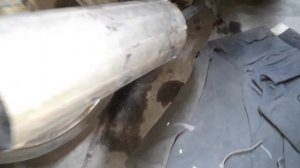 Новый глушитель на скутере Рейсер Стелс.