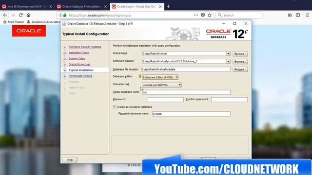 How to Download & Install Oracle Database 12C Release 2 (12.2.0.1.0) with JAVA JDK 9 in windows 10 смотреть онлайн