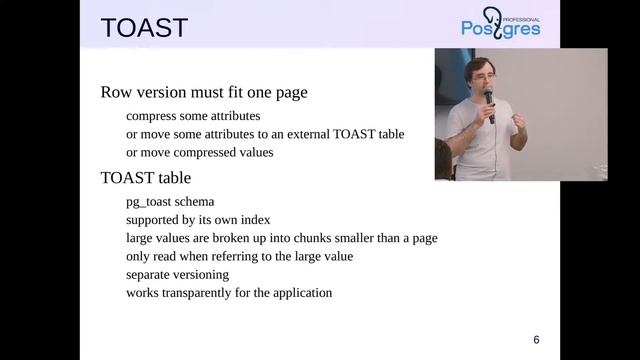 PostgreSQL DBA 1, Topic 6, Data Organization - Physical Layout смотреть онлайн