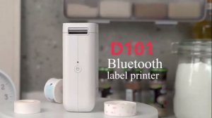 Презентация беспроводного портативного принтера этикеток Niimbot D101