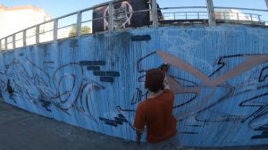 Тестируем краску H7    SALEM | TEMPO граффити стенка |Graffiti wall