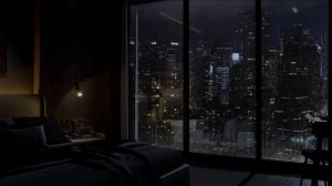 Gibran Alcocer -Idea 22 with Rain Sounds || NYC Apartment Night View