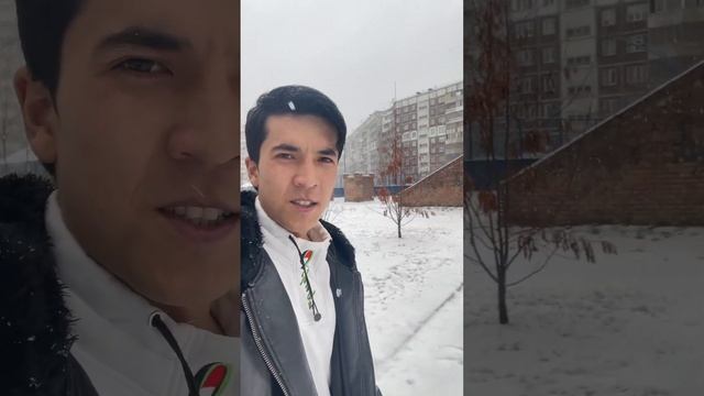 В конце ноябре, идет красивый ❄️ снег?Всем хорошего настроения ????❤️?????