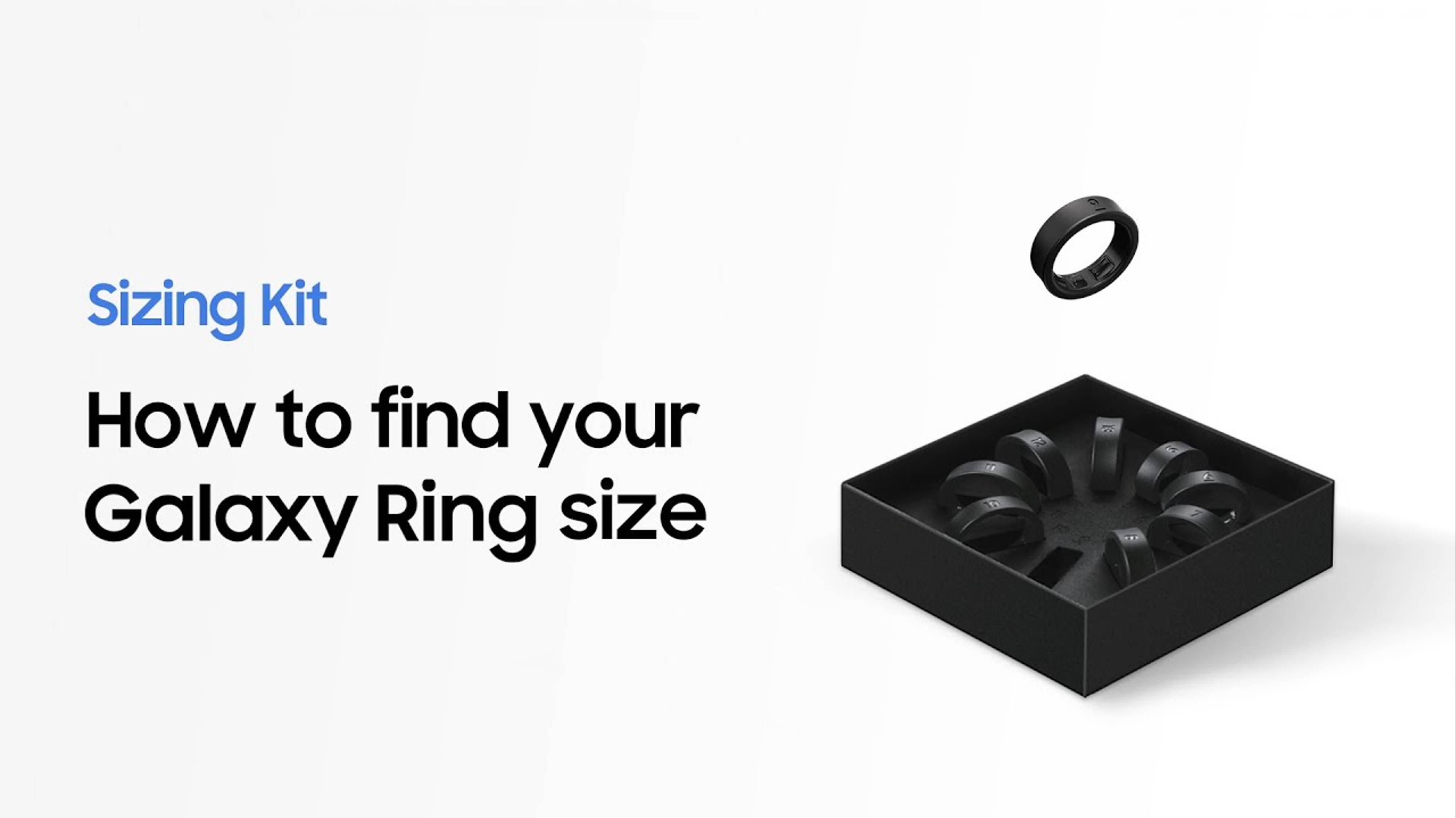 Samsung Galaxy Ring Как определить свой размер с помощью набора для определения размеров