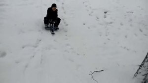 Снегокат приколы