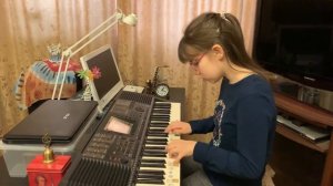 SOFT MOZART Winter Recital 2019-2020 Anna (11).  Эннио Морриконе. Мелодияя из к/ф "Профессионал"