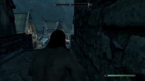 Skyrim remastered walking around Naked