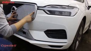 Защита радиатора OPTIMAL VOLVO XC60 II 2017-н.в. (Momentum - Хром) - strelka11.ru