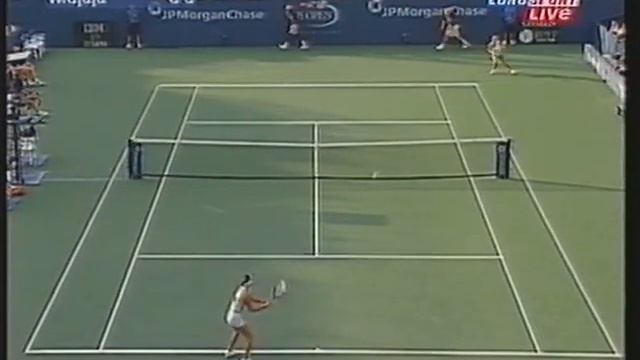 2002 US Open First Round Widjaja vs Kournikova смотреть онлайн