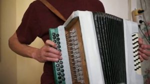 Усталая подлодка, разбор на гармони №-34 с цифрами