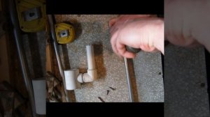 Подставка/тычка - для спининга, из подручных материалов!