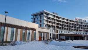 Москва. Парк Патриот. Отель ПСБ Патриот. Март 2023 года.