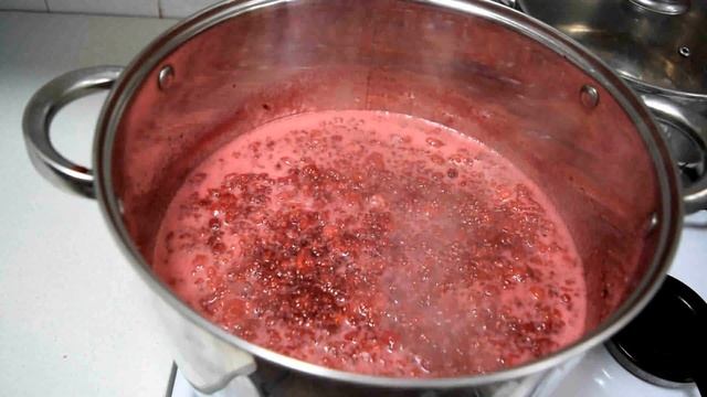 ГУСТОЕ МАЛИНОВОЕ ВАРЕНЬЕ. Вкусное ,яркое. смотреть онлайн