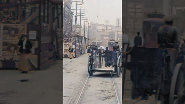 Vancouver, Canada in 1907 - Restored Footage