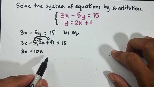 Solving Systems of Linear Equations by Substitution Method - Math 8 смотреть онлайн