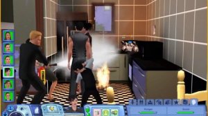 Sims 3: Goth family house fire!