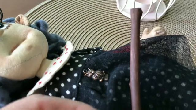 Ведьма Кукла ручной работы Хеллоуин Handmade rag doll Witch Hellouin смотреть онлайн