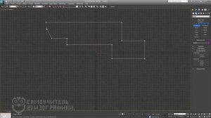 Построение сплайна. 3D Max