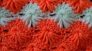 Узор с вытянутыми петлями