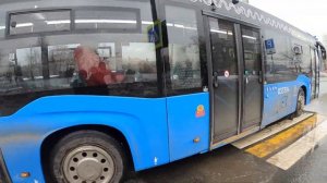 "Впервые в районе!" Автобус НЕФАЗ-5299-40-52 на маршруте 677К. близ пл. Лианозово.