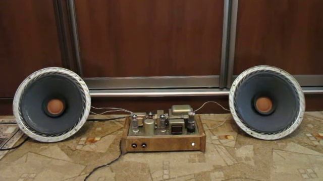 Ламповый усилитель на 6н23п и 6п18п. Динамик 4а32.Часть 3. смотреть онлайн