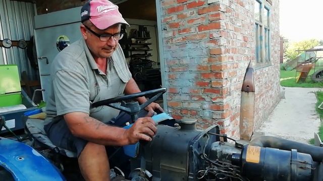 Установка зажигания на Японском мини тракторе Исеки ТХ-1510. Устраняем белый дым.