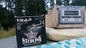 Тест отстрел Спортивных патронов STERLING TRAP 24г.
