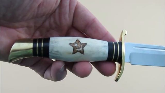 Финка 95х18 рог граб звезда смотреть онлайн