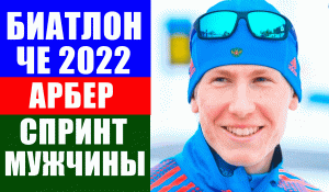 Биатлон. Чемпионат Европы 2022. Арбер. Спринт. Мужчины.
