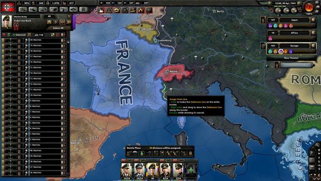 HOI4 - Let's play Germany One Tag World Conquest - part 13 смотреть онлайн