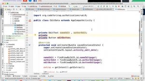 22   Android Java API Full Project RecyclerView Edit and update data