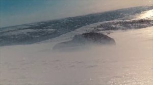 Одиночный бэккантри скитур на сопку Мишукова, Мурманск