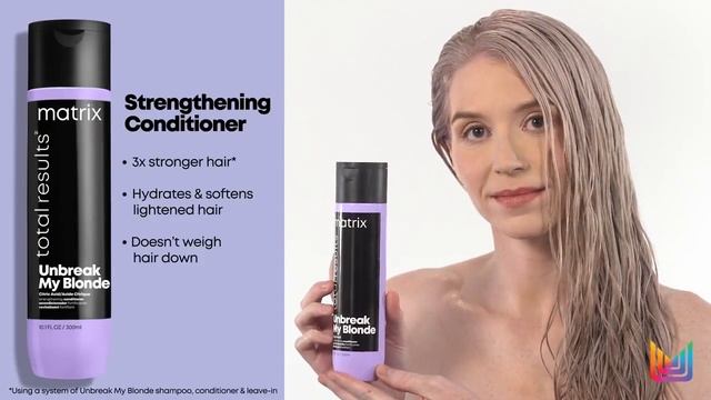 Matrix Total Results Unbreak My Blonde - Укрепляющий уход для волос цвета блонд смотреть онлайн