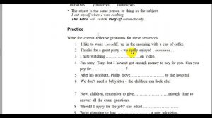 Урок-2-Возвратные местоимения в английском языке: правила использования и примеры.Pre-entermediate.