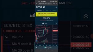 Пополняю кошелёк ECR.MONEY криптовалютой eCurrency с биржи Stex.