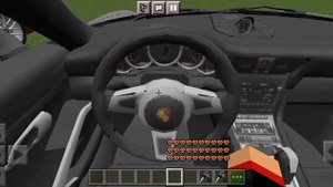 Porsche в Майнкрафт пе | мод на крутые Porsche в Майнкрафт пе