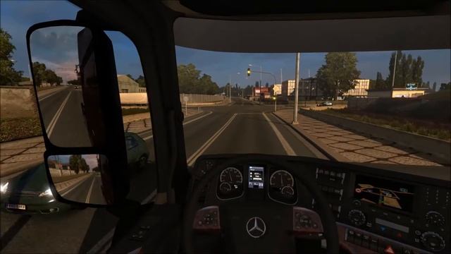 Euro Truck Simulator 2 # 8 Patch 1.18 Mercedes MP 4 + Scandinavia DLC смотреть онлайн