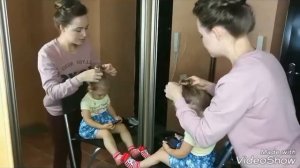 Прическа. Пучок. Прически для самых маленьких.