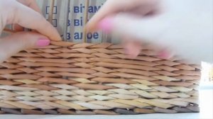 Семь видов плетения веревочкой из бумажной лозы. Плетение из газет.