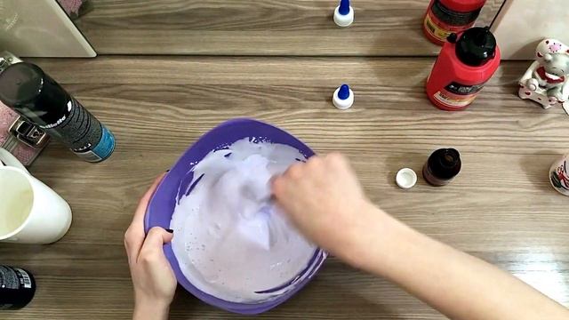 Как сделать слайм в домашних условиях / Рецепт слайма из пены с тетраборатом натрия. смотреть онлайн
