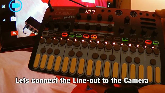 Sonicware LIVEN Bass & Beats Unboxing (no talking) (some preset patterns + a quick pattern)