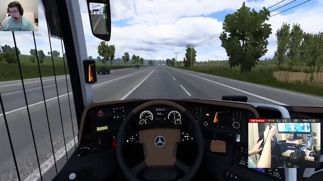 ETS 2 1.44 Mercedes Travego 16 SHD V2 Erken Erişimde - Yks OyuncuyusBis Map - Canlı yayın смотреть онлайн
