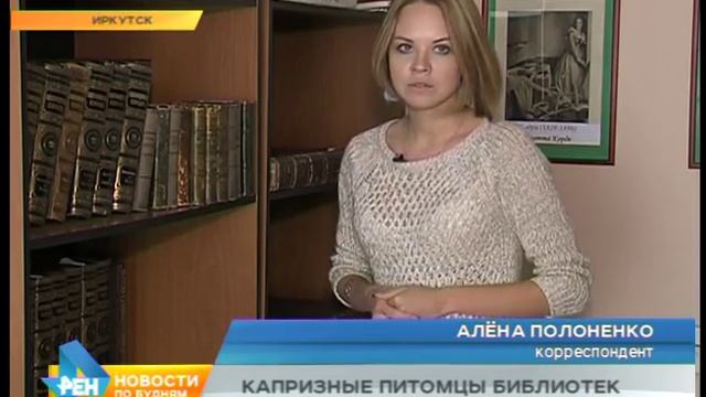 Старинные книги Иркутска: особенности хранения и реставрации смотреть онлайн