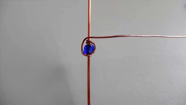СЕРЬГИ из медной проволоки с бисером под бирюзу Wire Wrap смотреть онлайн
