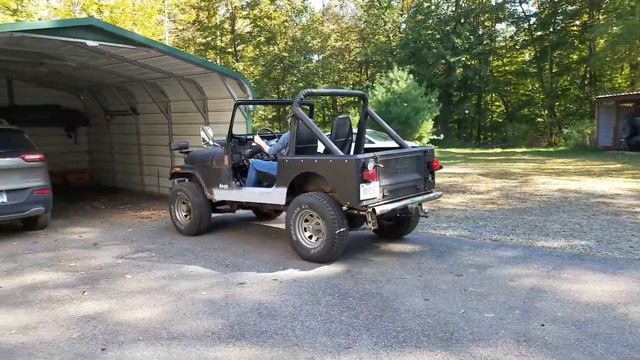 Jeep Wrangler CJ7 rebuild PT3 (1982) , Body armor rear quarters, paint prep, PAINT смотреть онлайн