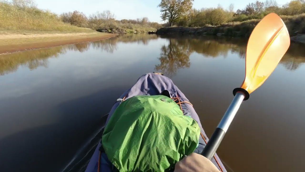 8 Из Пры в Оку на байдарке щука. Брыкин бор - Рубецкое. смотреть онлайн