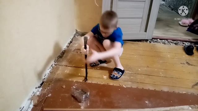 Как сменить пол? Ремонт в квартире с деревянным полом смотреть онлайн