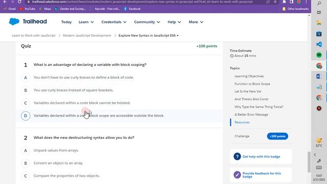 Modern JavaScript Development | Explore New Syntax in JavaScript ES6 | QUIZ