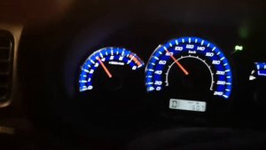 Разгон в городе на Subaru Forester SH атмо 2008.